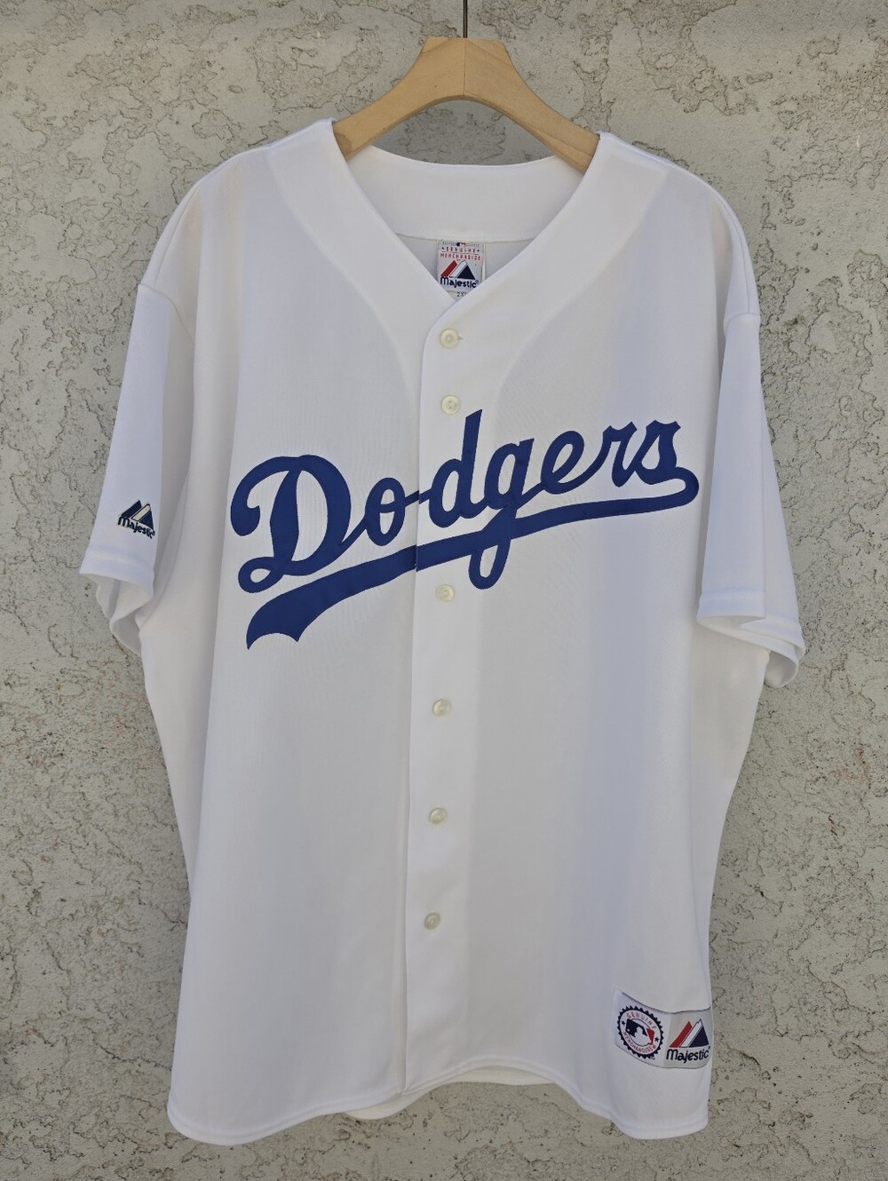 Vintage Majestic LA Dodgers Jason Schmidt 29 Jersey Mens 2XL White Baseball MLB